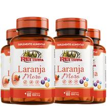 KIT C/4 Un. Suplemento Laran ja Moro Moro sil Zinco Vit. A Vit. C Vit. E Premium 60 Cáps Rei Terra KIT C/4 Un. Suplemento Laran ja Moro Moro sil Zinco Vit. A Vit. C Vit. E Premium 60 Cáps Rei Terra