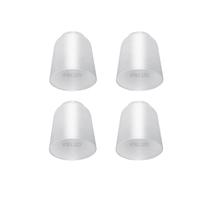 Kit c/ 4 Un. - Tulipa Plástica Lisa para Lustre e Ventilador de Teto Universal