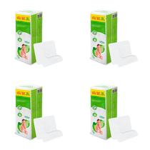 Kit c/4 Unidades de Algodao Quadrado Bella Cotton Baby c/ 100 Unidades cada Kit c/4 Unidades de Algodao Quadrado Bella Cotton Baby c/ 100 Unidades cada