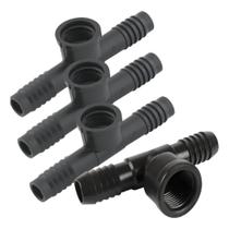 Kit C/ 4 Unidades de Conexões Tee C/ Rosca Central de 1 Polegada P/ Hidráulica Kit C/ 4 Unidades de Conexões Tee C/ Rosca Central de 1 Polegada P/ Hidráulica