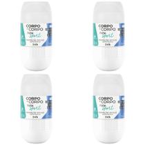 Kit c/4 Unidades de Davene Desodorante Roll-On Total Sport