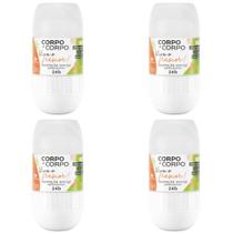 Kit c/4 Unidades de Davene Desodorante Roll-On Viva O Frescor