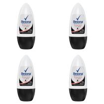 Kit c/4 Unidades de Desodorante Rexona Rollon Wom Anti Invisible 50ml