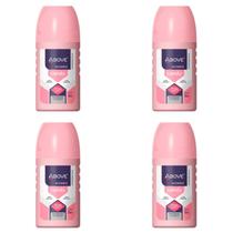 Kit c/4 Unidades de Desodorante Rollon Above 50ml Candy Women