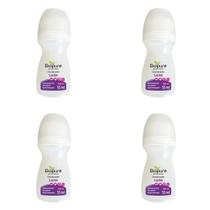 Kit c/4 Unidades de Desodorante Rollon Ekopure 55g Luna