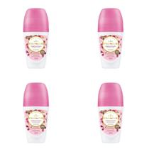 Kit c/4 Unidades de Desodorante Rollon Francis Hydrata 50ml Cerejeira Do Oriente