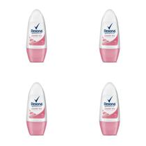 Kit c/4 Unidades de Desodorante Rollon Rexona 50ml Feminino Powder