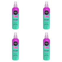 Kit c/4 Unidades de Salon Line Renova Cachos Spray Térmico 300ml