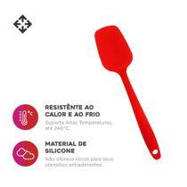 Kit C/4 Utensílios Silicone Cozinha Medidor - Univendas