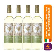 Kit c/ 4 Vinho Branco Vegano Toscana Low Carb Sem Açúcar Sem Glúten 750ml Alibea