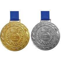 Kit C/40 Medalhas de Ouro + 30 Medalhas de Prata M43 Crespar