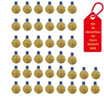 Kit C/40 Medalhas de Ouro M43 Crespar Honra ao Mérito