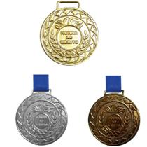 Kit C/40 Medalhas Ouro+40Medalhas Prata+40Medalhas BronzeM36