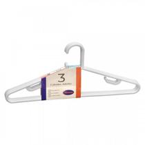 Kit c/40 unid cabide adulto branco avulso Kit c/40 unid cabide adulto branco avulso