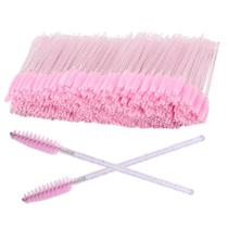 Kit C/ 400 Escovinhas Glitter Alongamento Extensão Cílios Sobrancelha Descartável