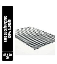 Kit C/ 40un Pano De Chão Xadrez Preto Encorpado Grande - Neves - Pesado 100g 47x70cm Kit C/ 40un Pano De Chão Xadrez Preto Encorpado Grande - Neves - Pesado 100g 47x70cm