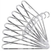 Kit C/ 48 Cabide De Acrilico Transparente C/ Gancho Organizador P/ Roupas Paramount