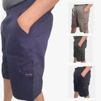 Kit C/4bermuda Adulto Masculino Masculina Bolso Perna Atrás