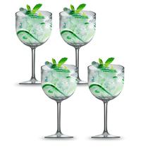 Kit C/4Taça Transparente 20X10,3Cm Incolor Acrilico 600Ml Kit C/4Taça Transparente 20X10,3Cm Incolor Acrilico 600Ml