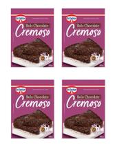 Kit c/ 4un Bolo de Chocolate Cremoso 300g Kit c/ 4un Bolo de Chocolate Cremoso 300g