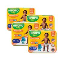 Kit c/4un fralda calça hipopó tam m 60un cada