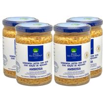 Kit c/ 4und Ambrosia Zero Açucar São Lourenço 380g