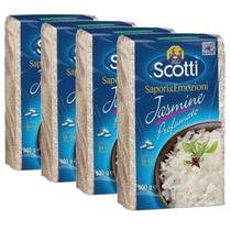 Kit c/ 4und Arroz Jasmine Italiano SCOTTI 500g