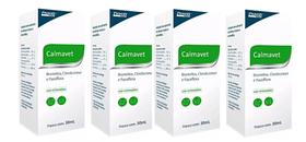 Kit C/ 4und Calmavet 30ml Para Cães E Gatos Calmante Natural - Provets