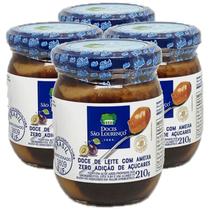 Kit c/ 4und Doce de Leite com Ameixa Diet SÃO LOURENÇO 210g Kit c/ 4und Doce de Leite com Ameixa Diet SÃO LOURENÇO 210g