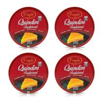 Kit c/ 4und Quindim Tradicional D'ANGELO 400g