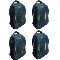 Kit c/ 4x Mochila c/ 4 Cavidades Amarelo - CCB fashion Bag