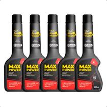 Kit C 5 Aditivo Gasolina Bardahl Max Power Maior Octanagem