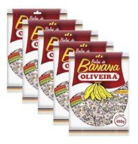 Kit C/5 Bala Banana 500g Oliveira