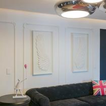 Kit C/5 Barras Boiserie Rodameio de Poliestireno M4 20mm X 200cm X 4cm 10m Kit C/5 Barras Boiserie Rodameio de Poliestireno M4 20mm X 200cm X 4cm 10m