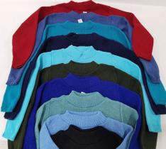 Kit C/ 5 Básica De Lã Blusa Frio Menino Infantil Inverno 932