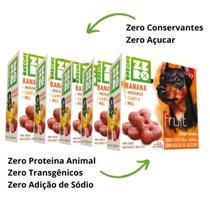 Kit C/ 5 Biscoito Cães Spin Pet Mini Snack Zero Fruit 50g