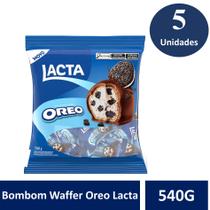 Kit c/5 Bombom Waffer Oreo 540g