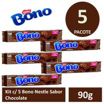 Kit c/ 5 Bono Nestle Sabor Chocolate 90g Kit c/ 5 Bono Nestle Sabor Chocolate 90g