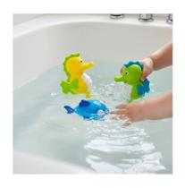 Kit c/5 Brinquedos De Banho A Corda De Banheira Animais Aquáticos