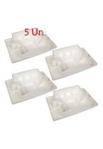 Kit C/ 5 Caixa P/ Embutir Na Laje Painel Plafon Led 18 Watts