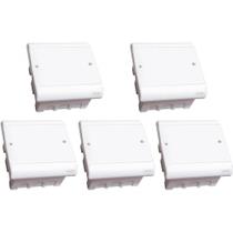 Kit C/5 - Caixa Passagem Pvc 14,5X15 Perlex Embutir