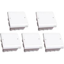 Kit C/5 - Caixa Passagem Pvc 14,5X15 Perlex Embutir