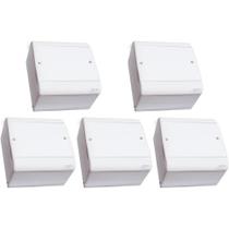 Kit C/5 - Caixa Passagem Pvc 14,5X15 Perlex Sobrepor Kit C/5 - Caixa Passagem Pvc 14,5X15 Perlex Sobrepor