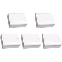 Kit C/5 - Caixa Passagem Pvc 22X18 Perlex Sobrepor