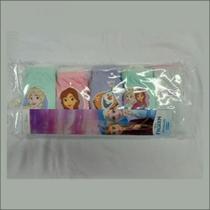 Kit c/5 calcinhas infantil 100 algodão princesas disney frozen 015-02 tam 06