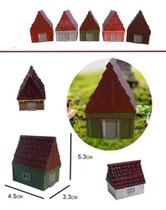 Kit C/ 5 Casinha Casa Miniatura Mini Mundo Jardim Terrario - Mad Maker