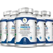 KIT C/5 Cloreto de Magnésio P A - 120 Cápsulas - Fits Life KIT C/5 Cloreto de Magnésio P A - 120 Cápsulas - Fits Life