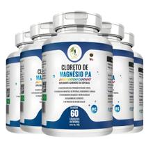 KIT C/5 Cloreto De Magnésio Pa - 60 Cápsulas - Fits Life KIT C/5 Cloreto De Magnésio Pa - 60 Cápsulas - Fits Life