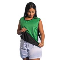 Kit C/5 Coletes de Futebol Feminino Dupla Face Treino Jogo