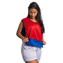 Kit C/5 Coletes de Futebol Feminino Dupla Face Treino Jogo